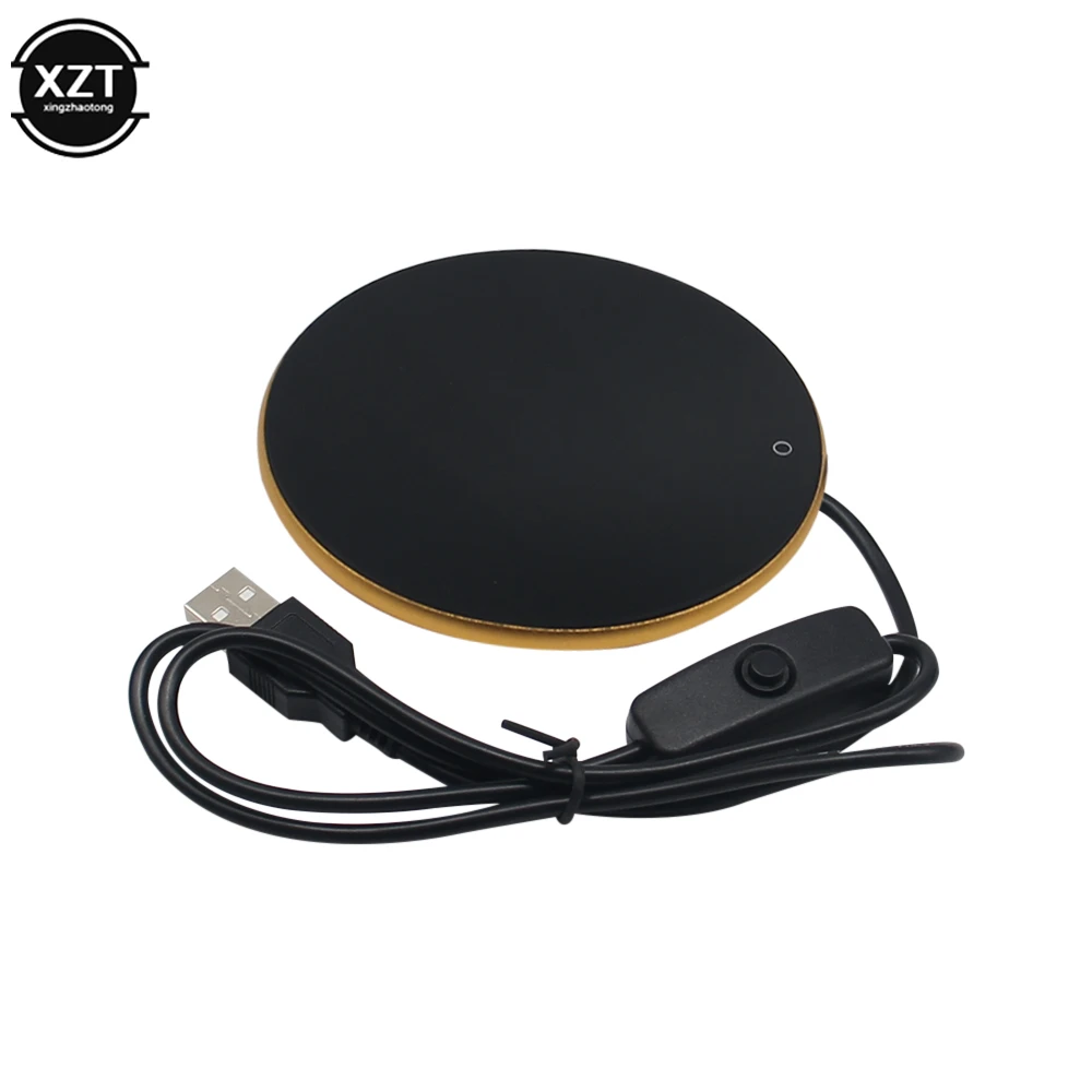 

Mini USB Heating Coaster Portable Milk Coffee Heater Intelligent Thermostatic Coaster Type-c Thermal Insulation Coaster