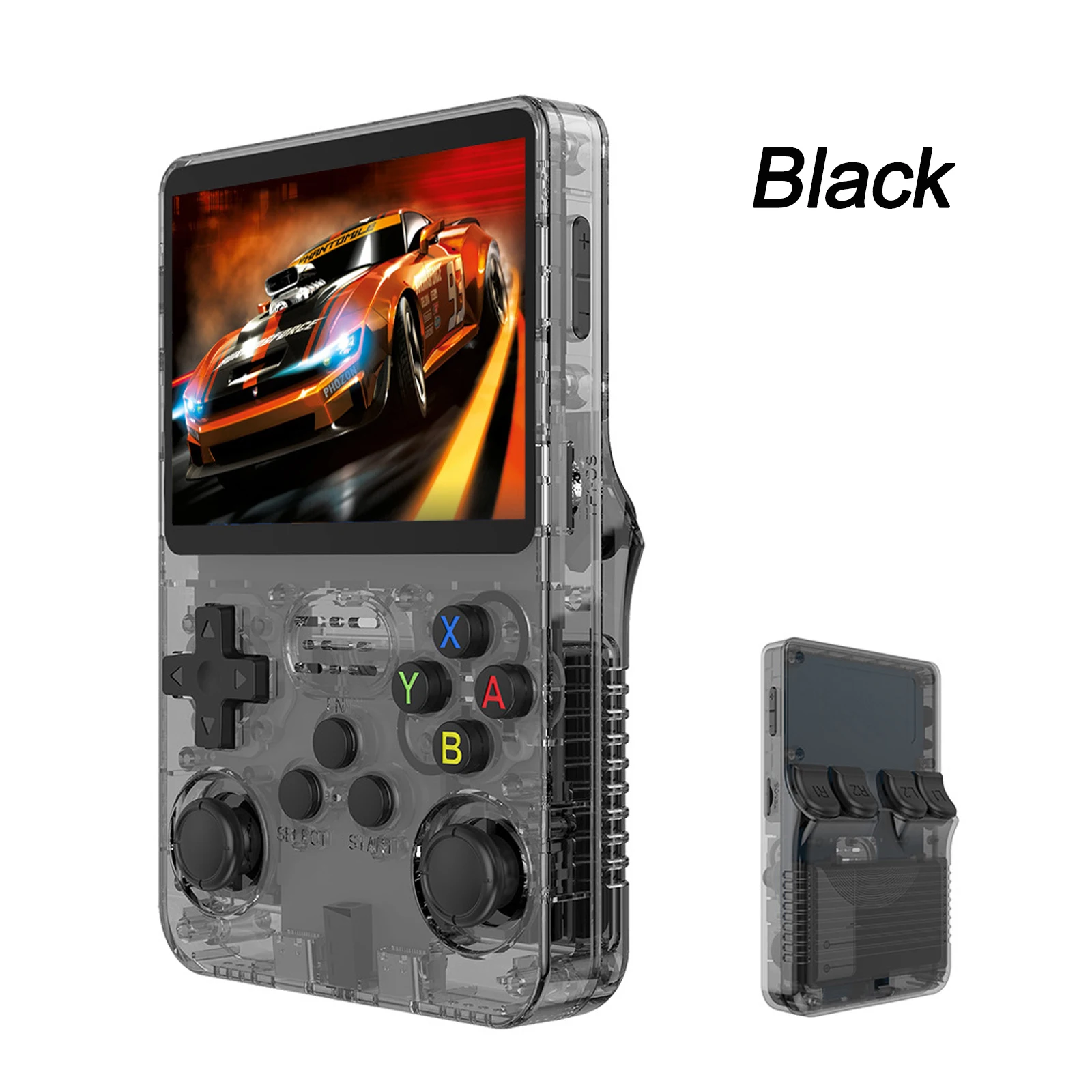 R36S Open Source K36 Handheld-Spielekonsole, 3,5-Zoll-IPS-Bildschirm, integrierte 16.000 Spiele, unterstützt Online-Doppel für PS1/PSP/DC