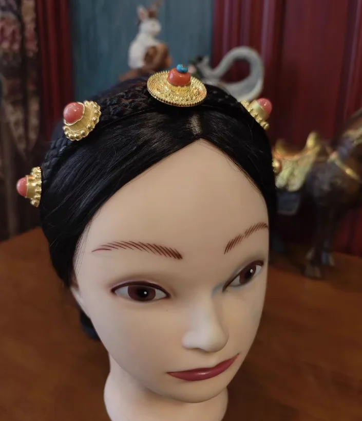 

Chinese Tibetan E thnic Style Retro Style Headwear and Hair Accessories Handcrafted