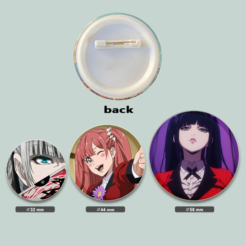 32/44/58Mm Anime Noragami Ronde Zachte Knoop Pin Schattige Creatieve Figuur Broche Voor Rugzak Kleding Decoratie Mode Geschenken