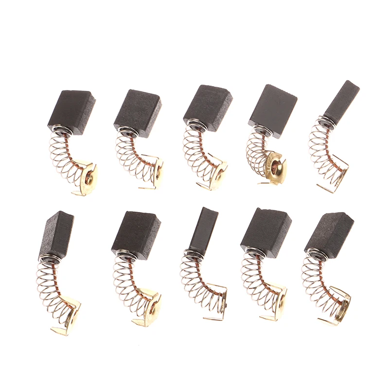 10 Uds 153 cepillo de herramienta eléctrica cepillos de carbono piezas de martillo eléctrico cepillo de grafito máquina pulidora Angular accesorios de cepillo