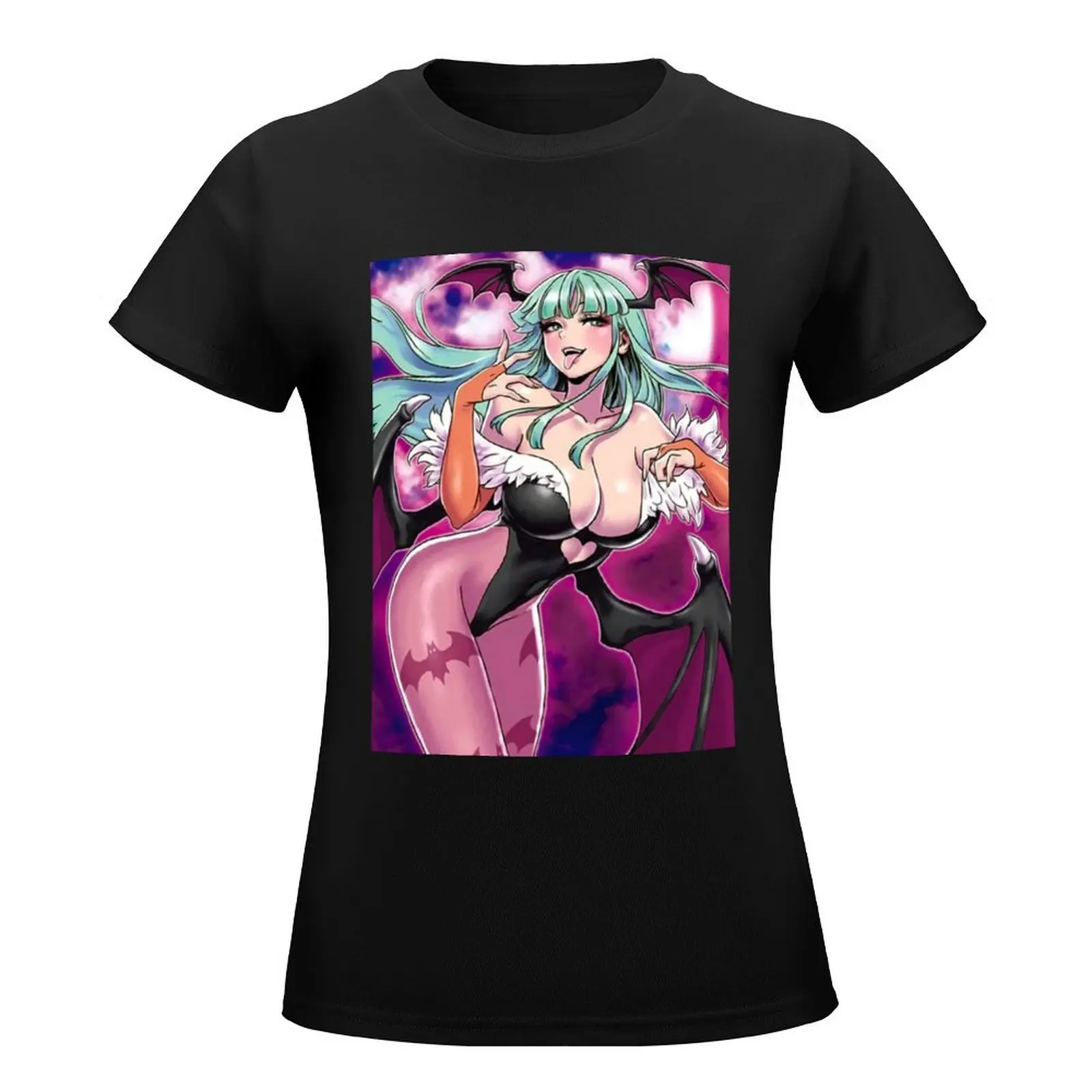 morrigan aensland 4 T-Shirt korean fashion summer clothes oversized t shirts for Women