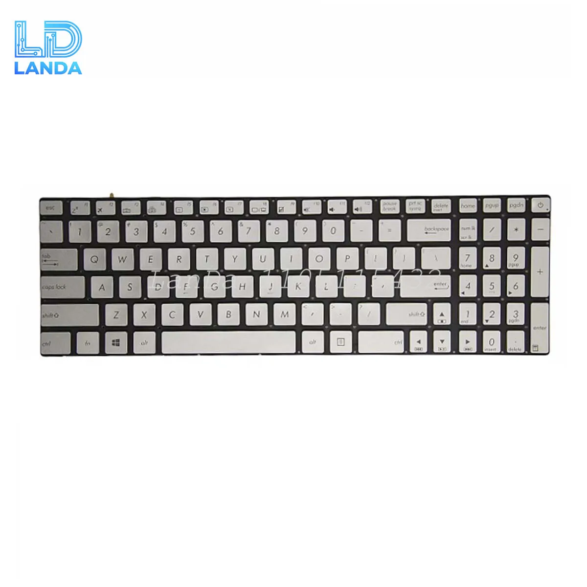 Silver US Keyboard For ASUS N551 G58 N552 G771 GL552 GL551 ZX50J Backlight