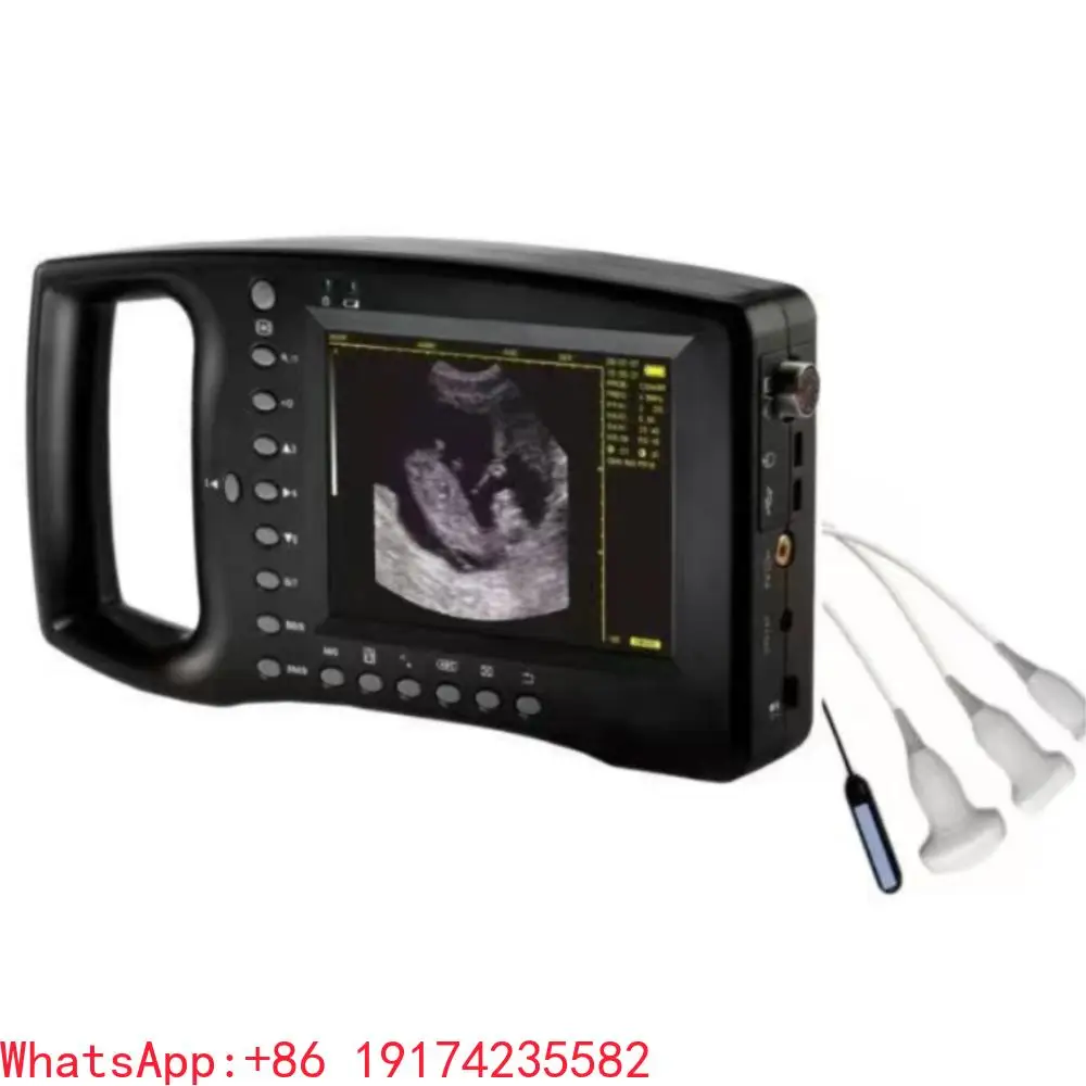

Portable Cow Horse Don-key Vete-rinary Ultra-sound Sca-nner Probes Mini Ultra-sound Mac-hine for Vet.