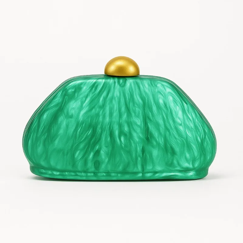 

Irregular-shaped Banquet Shell Acrylic Bag, Fashionable Wedding and Dinner Hand-held Bag Evening Party Cute Clutch Bag Fashion