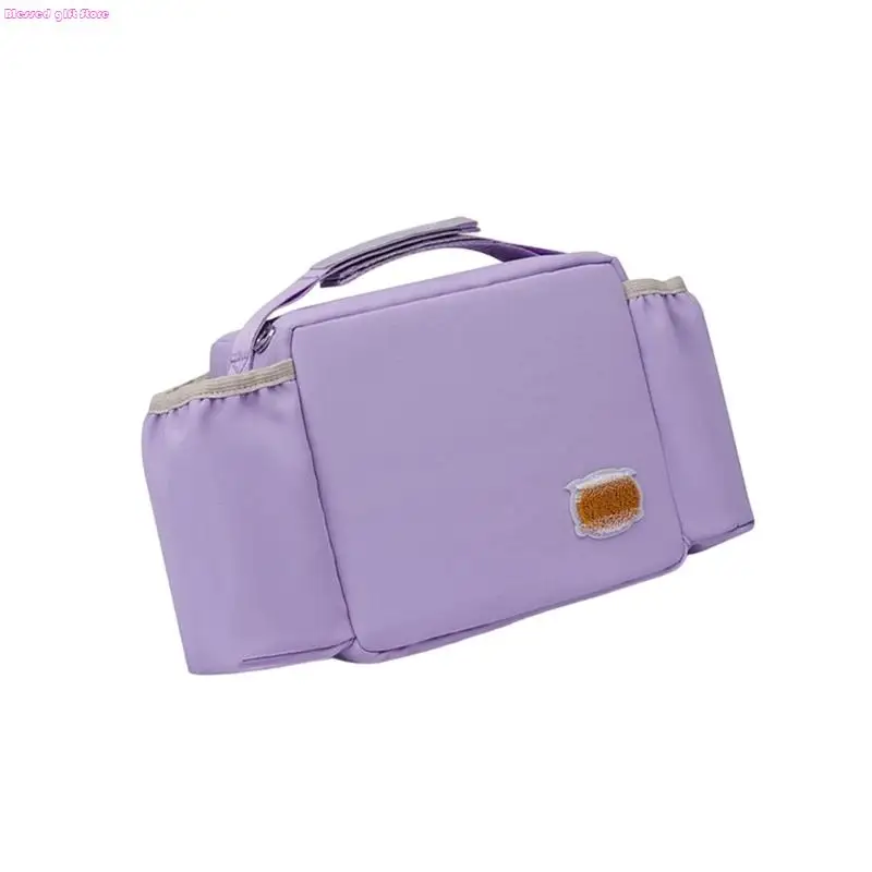 O organizador fraldas viagem dobrável D0JC fixa-se com segurança aos carrinhos compras