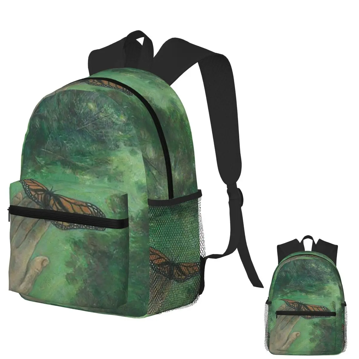 

Sunlight Through Trees Drawing Student Backpack School Bag Hiking Travel Daypack for Men Women Bookbag Shoulder Bags