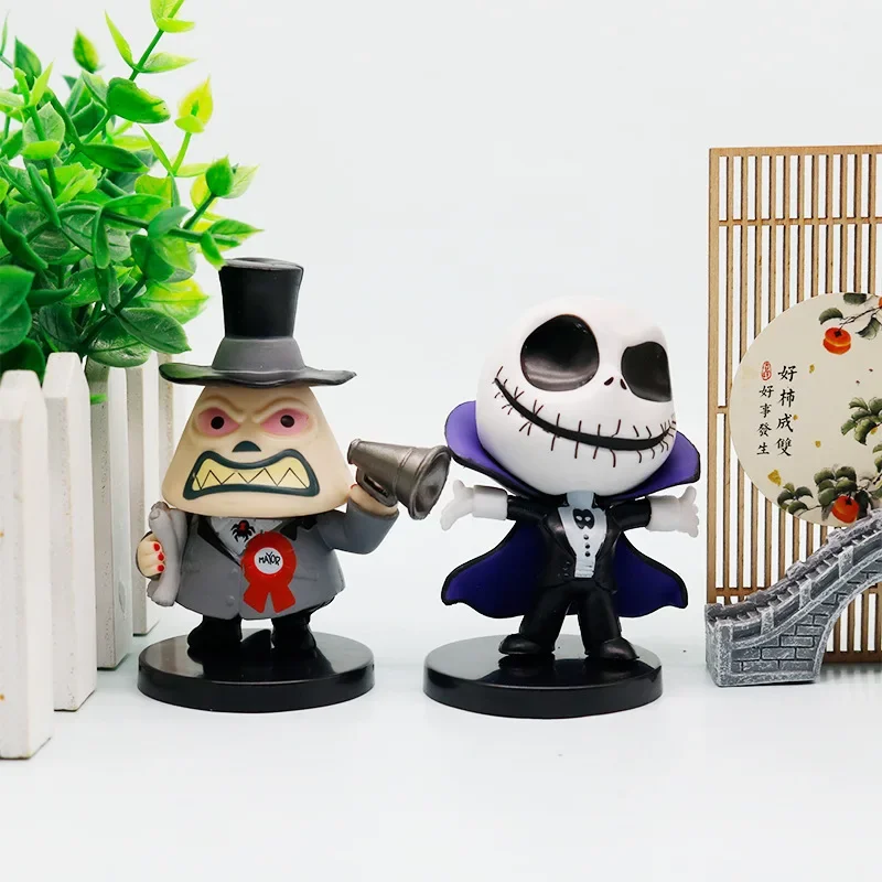 Christmas Limited 8-Piece Dark Cute Style Eco-Friendly  Material,  Jack Plush Decor, Disney Fan Holiday Home Collectible hot Toy