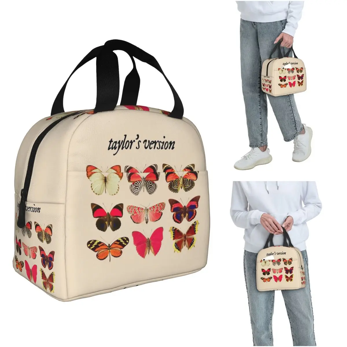 

Термосумка для обедов Taylors Version для женщин и детей, портативная термосумка-тоут для еды