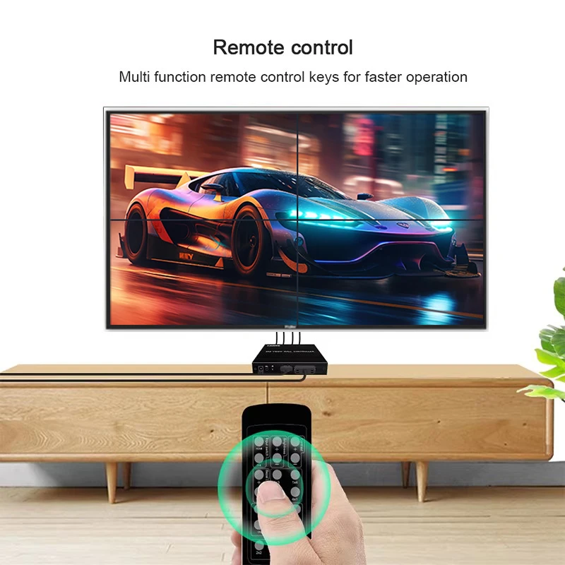 HDMI TV 2x2 DVI HDMI Video Wall Controller Multi-Screen Spleißbox 1080P@60hz 1x2 1x3 1x4 4x1 1 bis 2 3 4 TV Splicer Prozessor