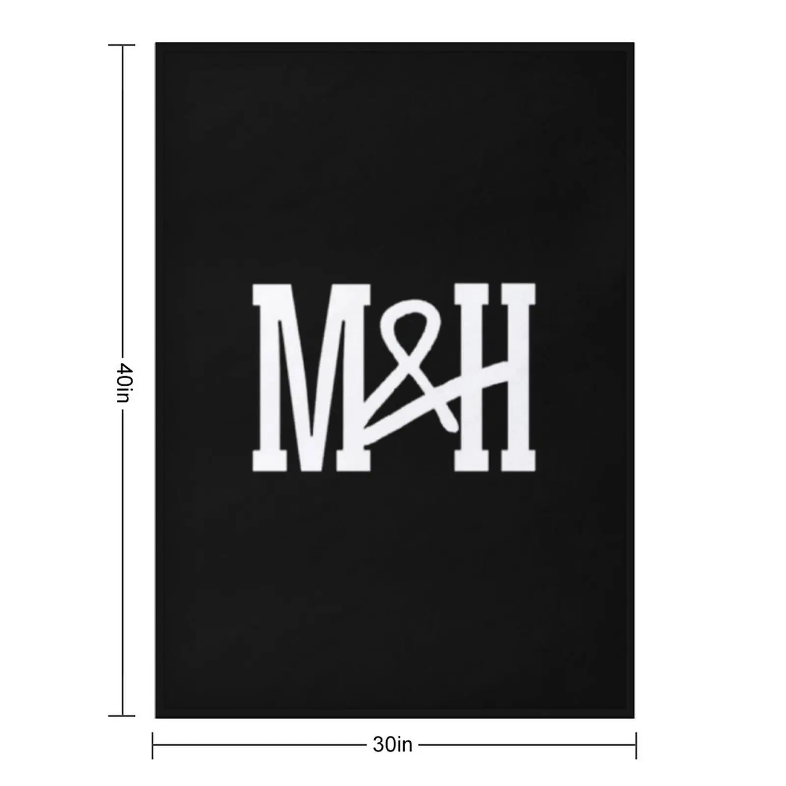 Max and Harvey - White Artwork Throw Blanket Luxury Designer Thermal Picnic Decorative Sofas Multi-Purpose Sofas Blankets