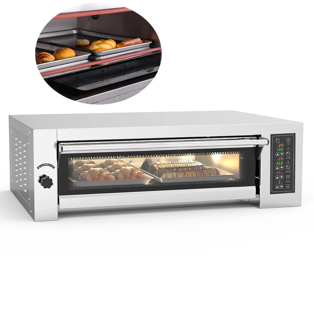 

Baking Oven Bread Price In Uganda Pizza Oven Bakery equipmentCommercial Electric 1 Decks 2 Trays Intelligent Steaming