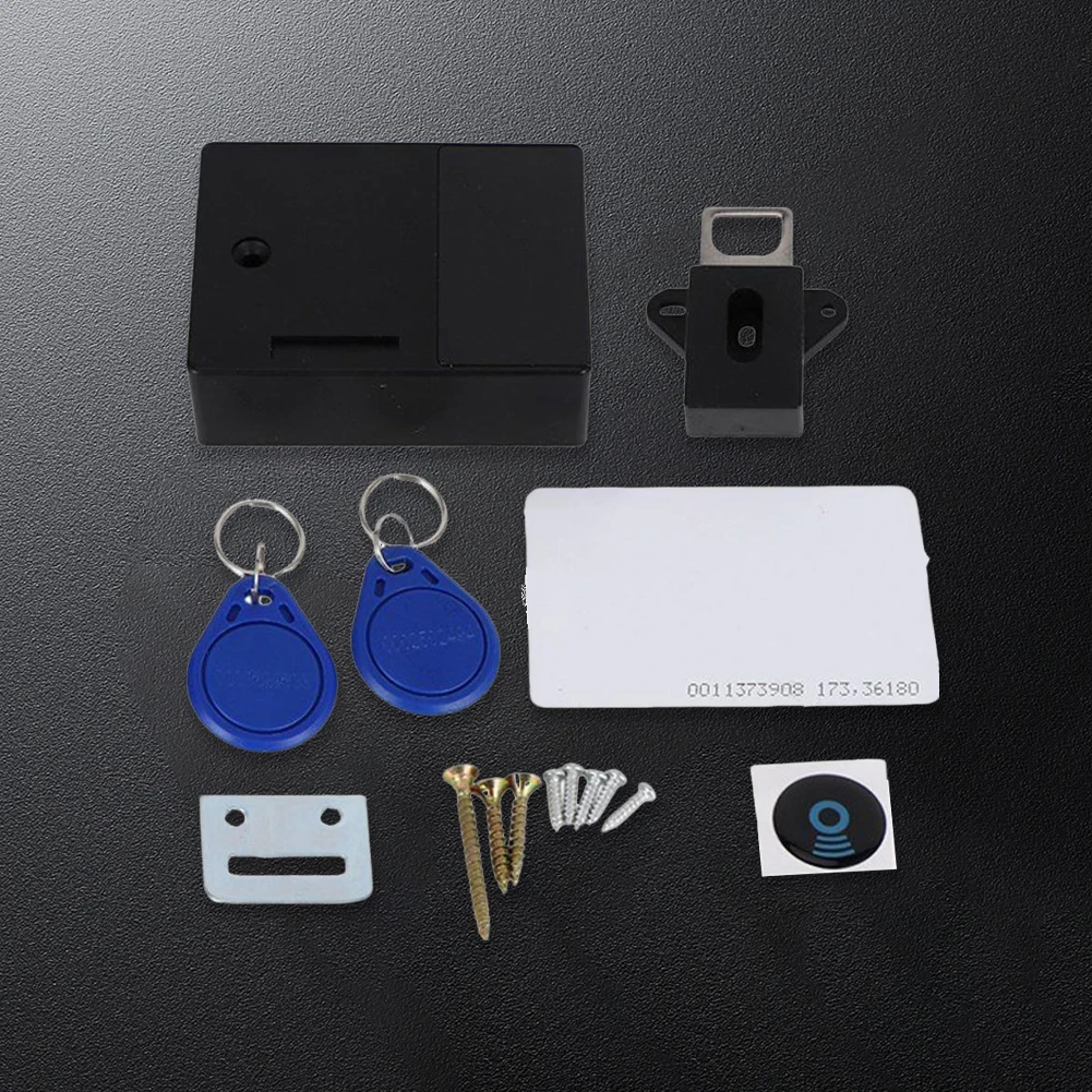 

Невидимый RFID-замок с интеллектуальным датчиком для шкафов, тумбочек, гардеробов, обувниц и выдвижных ящиков