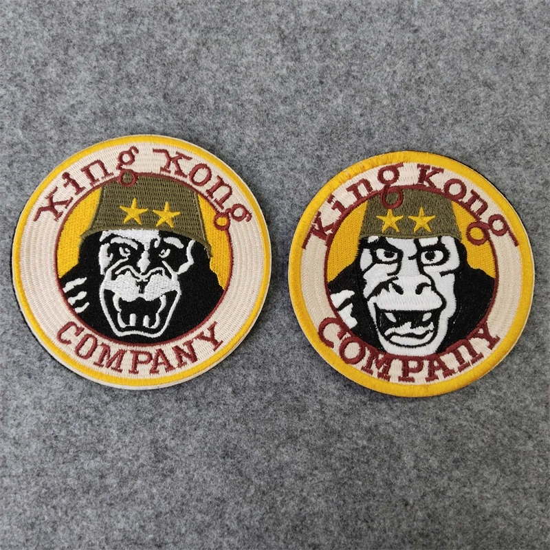 Vintage Movie Rental Driver Embroidery Patch King Kong Company Tactics Morale Badge Backpack Helmet Sticker Patches for Clothing