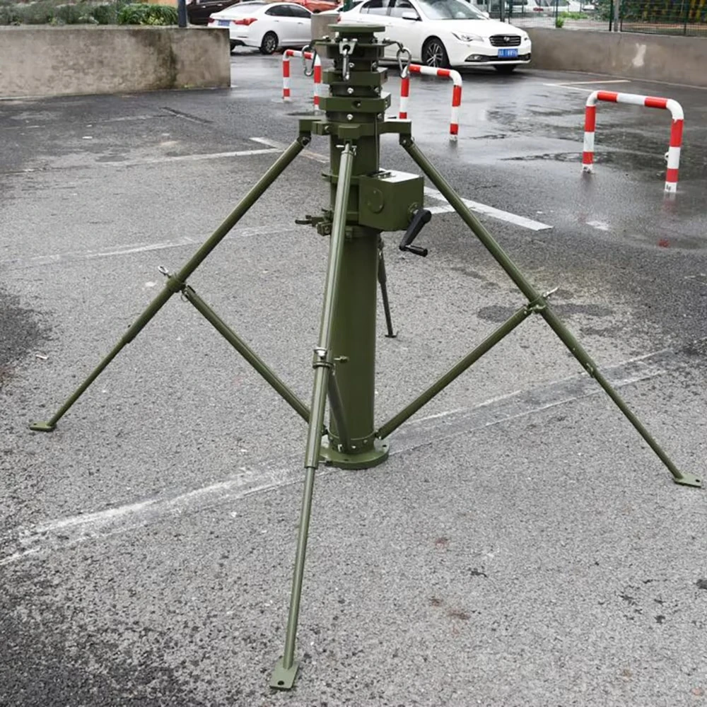 Manual vertical spraying winch upward telescopic winch upward mast