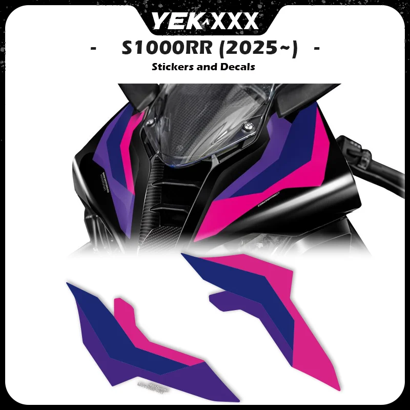 

Front Head Sticker Decals For BMW S1000RR 2025 Motorcycle Fairing Shell