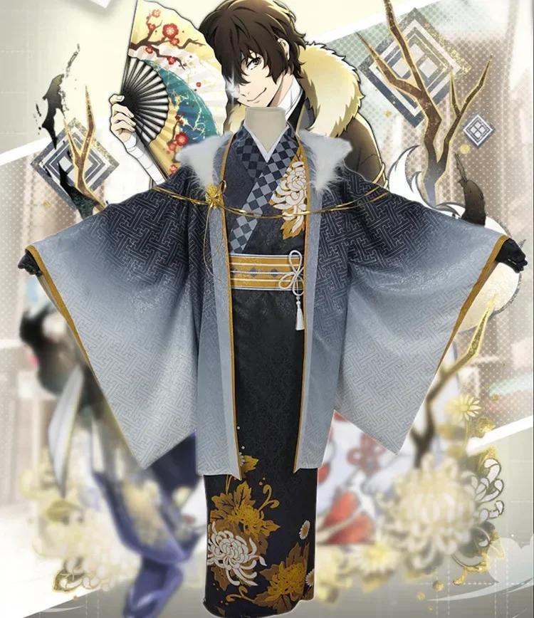 

Online Games Bungo Stray Dogs Dazai Osamu Kimono Cosplay Costume