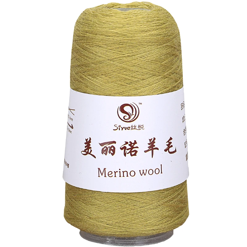 

50g/Ball Thin 26-48's/2 Plush 100% Merino Wool Yarn Hand-Knitting Crochet Thread Sweater Scarf Baby Soft Lanas DIY