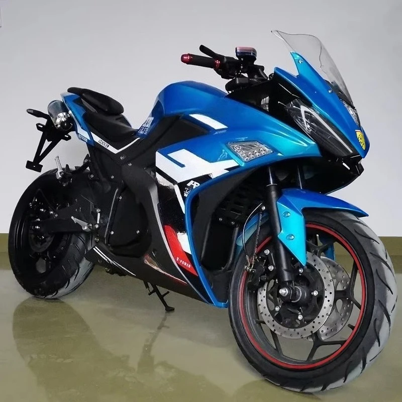 Flying Wing Cool 2026 High Speed Retro Electric Racing Motorcycle 2000W/3000W Sports Motorbike For Adults V6 Fast Electric Motor