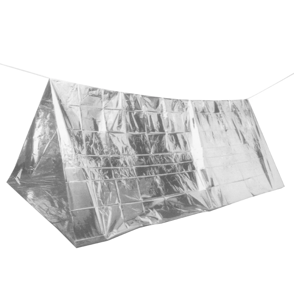 10-30Pack Outdoor Life-Saving Blanket Aluminum Foil Solar Emergency Blanket 130x210cm Silver Thermal Insulation Blanket