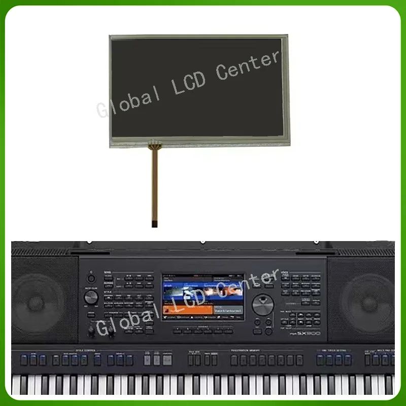7 inch LCD Display Panel With Touch Screen Digitizer for Yamaha PSR SX900 PSR SX700
