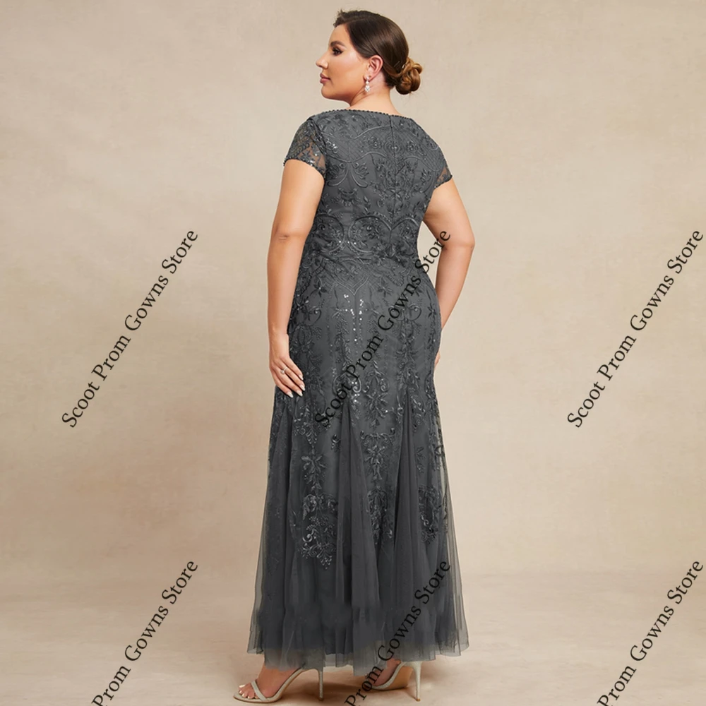 Vestidos De talla grande para madre De novia, vestidos De fiesta De boda De manga corta para mujer, novedad De verano 2021, bata De playa De gasa