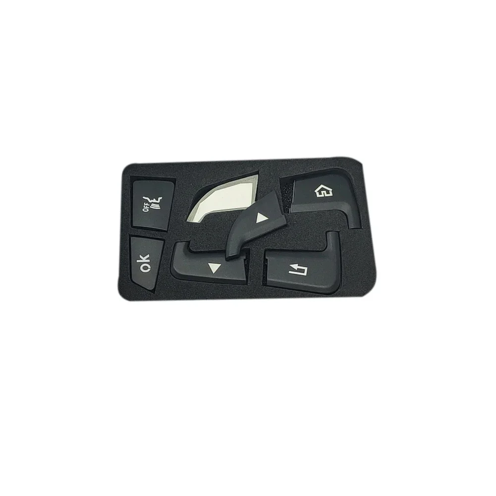 Cubiertas de botones para volante de coche, pegatinas embellecedoras para Mercedes Benz GLC X253 C Class W205 CLA GLA A Class