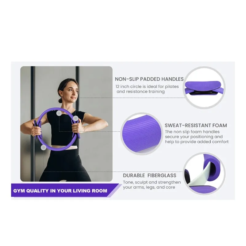 

【Лучшая РАСПРОДАЖА】Набор аксессуаров для домашнего пилатеса, фигурка 8, эспандер, мяч для йоги и ленты в комплекте в комплекте необходимое оборудование