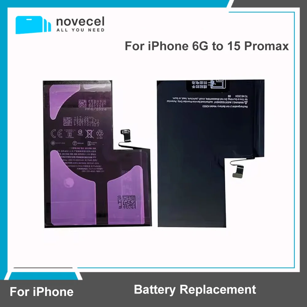 Battery For iPhone 14 12 11 13Pro XS XR Max Replacement Battery Lithium Polymer Standard Capacity Bateria Parts Replacement