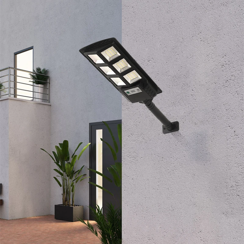 Réverbère solaire étanche IP67, éclairage extérieur, décoration de la maison, lampe LED, budgétaire Foco pour parc de terrain de basket, 200W