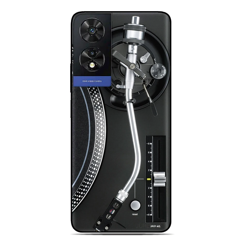 DJ الموسيقى لينة جراب هاتف ل ممن لهم A5 A5x 4G A79 A54 A55 5G A57 A57s A58 A18 A38 A40 A2X A16 A16s A15 A17 A17K A72 A52 غطاء