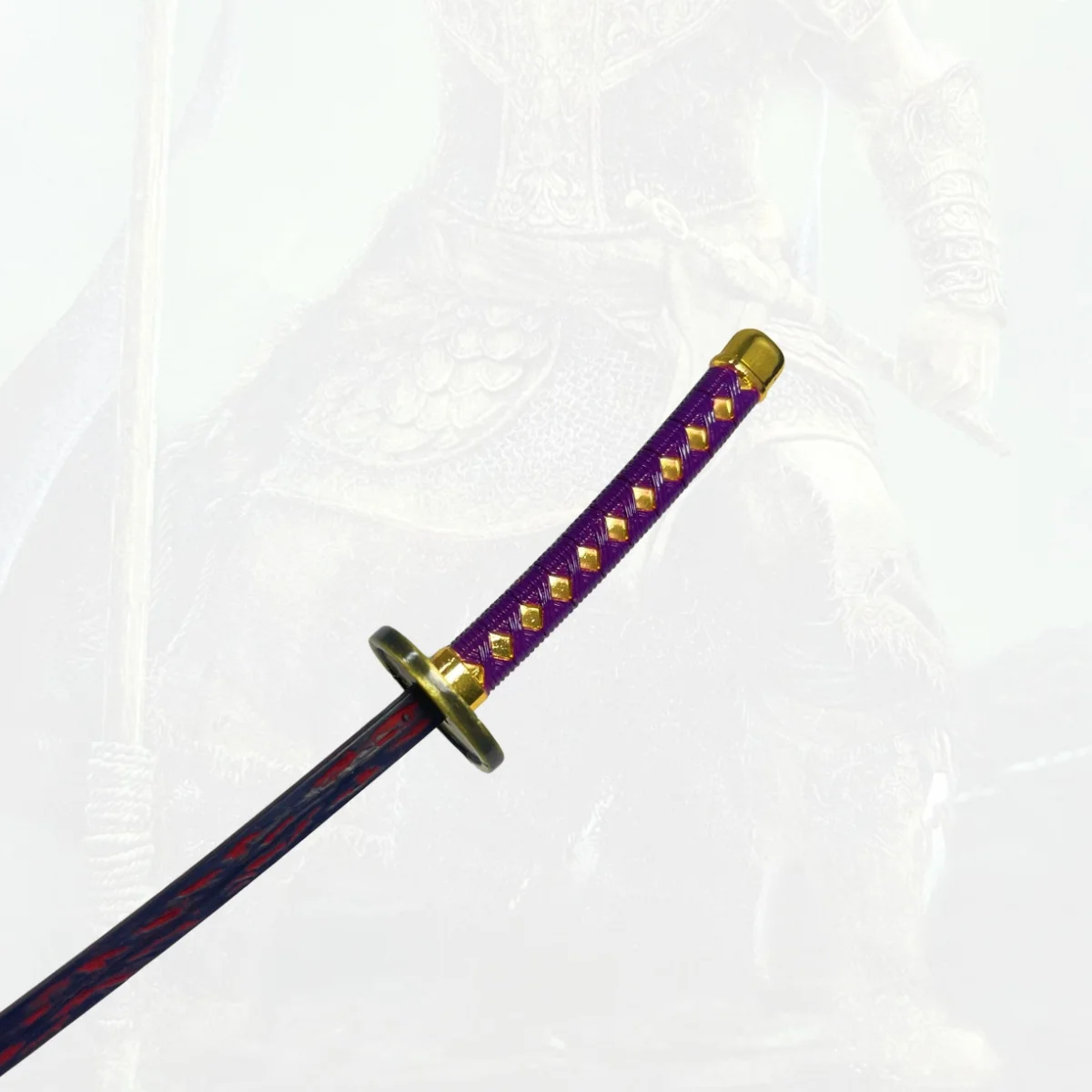 9.8 inch Bleach Yamamoto Genryuusai Metalen Katana Zwaard Katana Originele Samurai Sabel Ninja Mes Cosplay Accessoires Prop Speelgoed