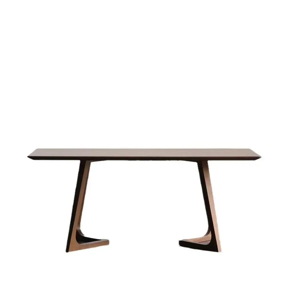 

Nordic solid wood dining table ash wood tables and chairs small apartment dining table Japanese simple rectangle