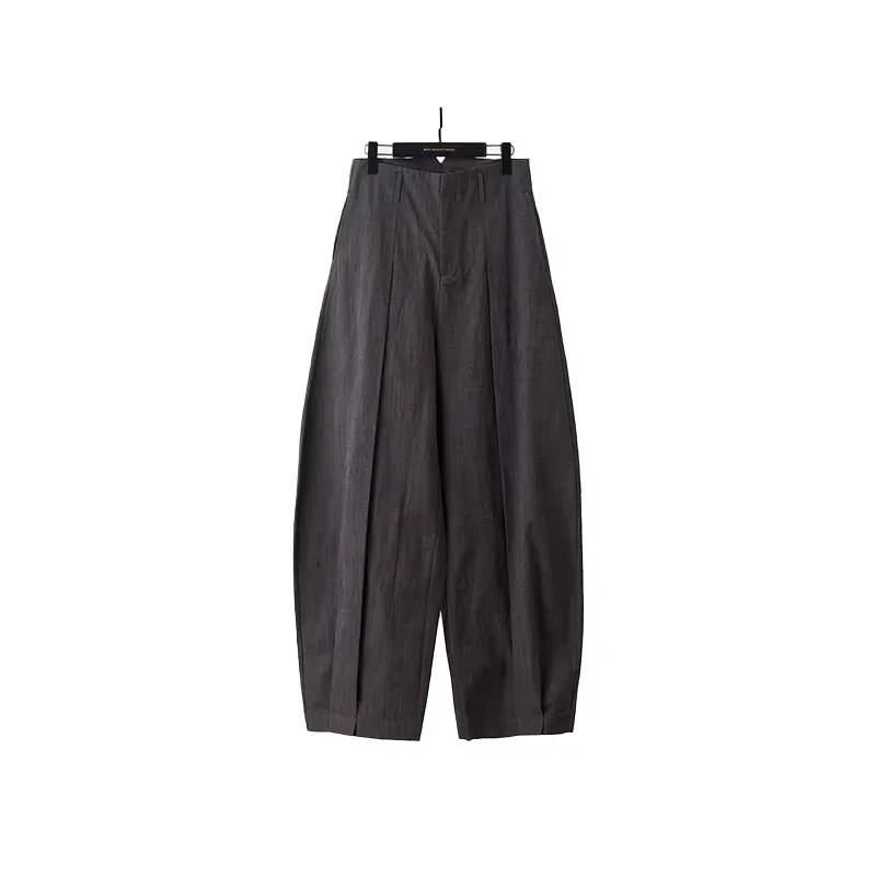 

Mauroicardi Spring Autumn Oversized Long Flowy Baggy Lantern Pants for Mens Luxury Designer Emo Clothes Loose Soft Trousers 2025