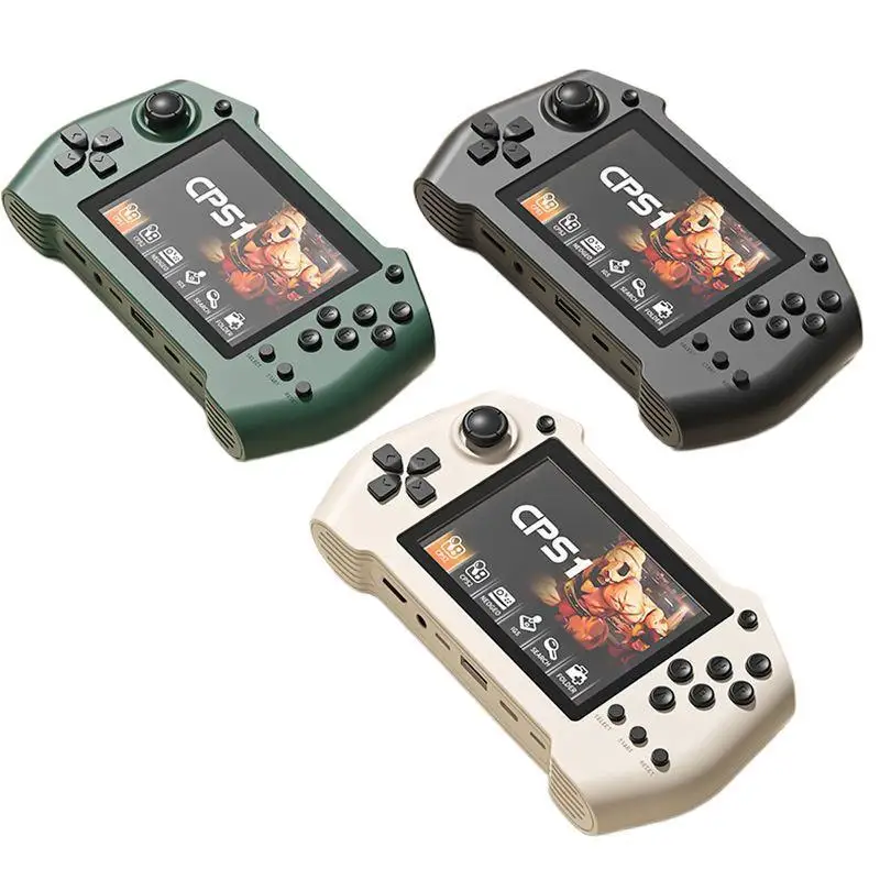 Handheld Game Console Power Bank with Dual Cables 8000 mAh 32G Card Retro Games
