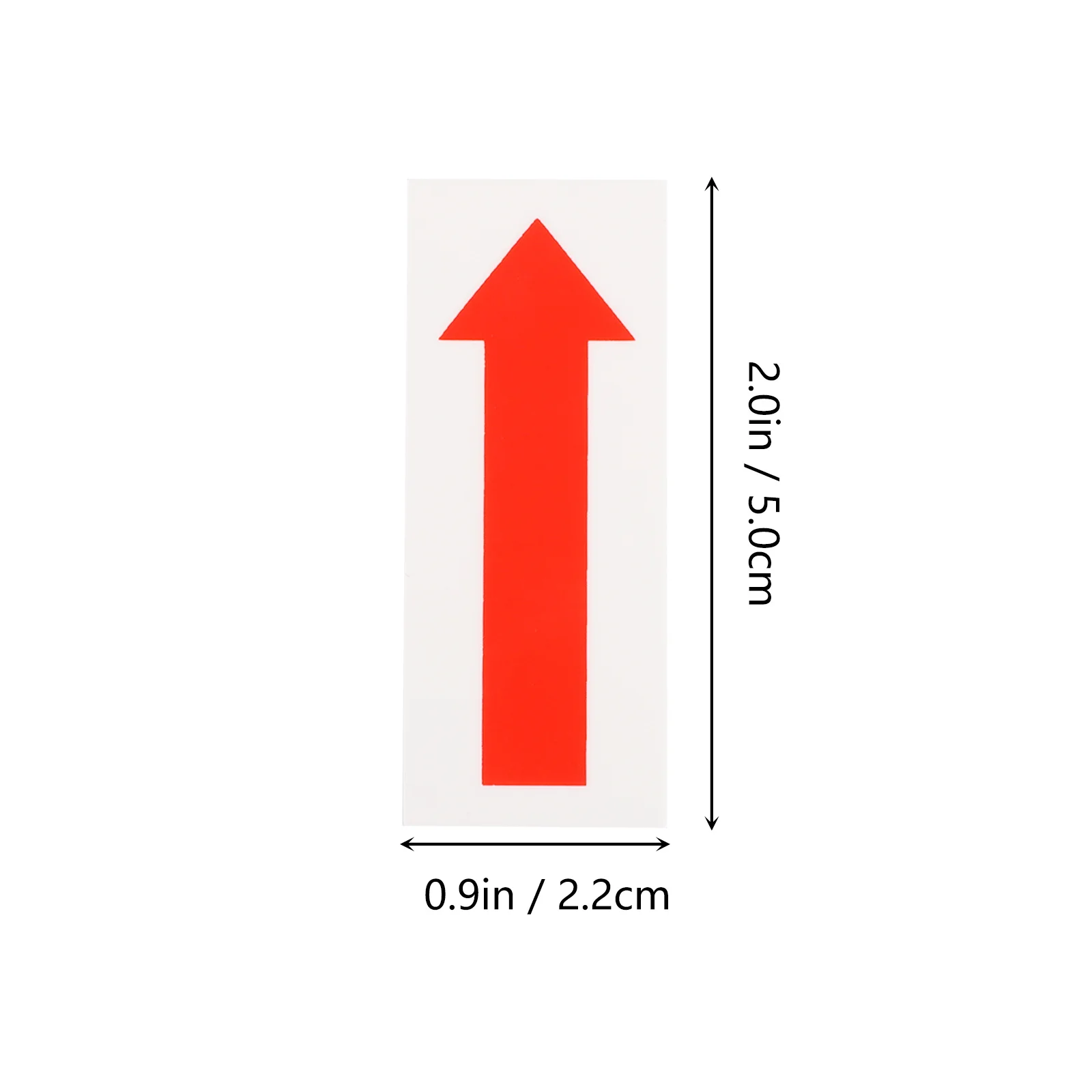 10pcs Direction Arrow Sticker Strong Adhesive Indicating Warning Decal Equipment Sticker For Office