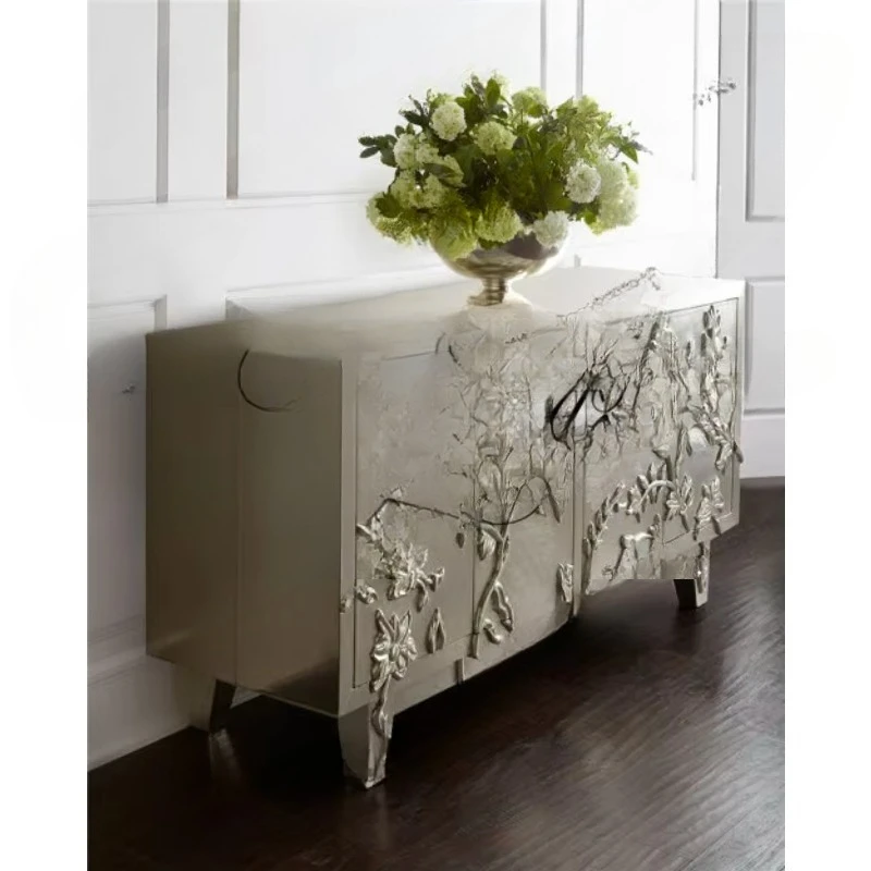postmodern entrance cabinet neoclassical  country carved TV cabinet