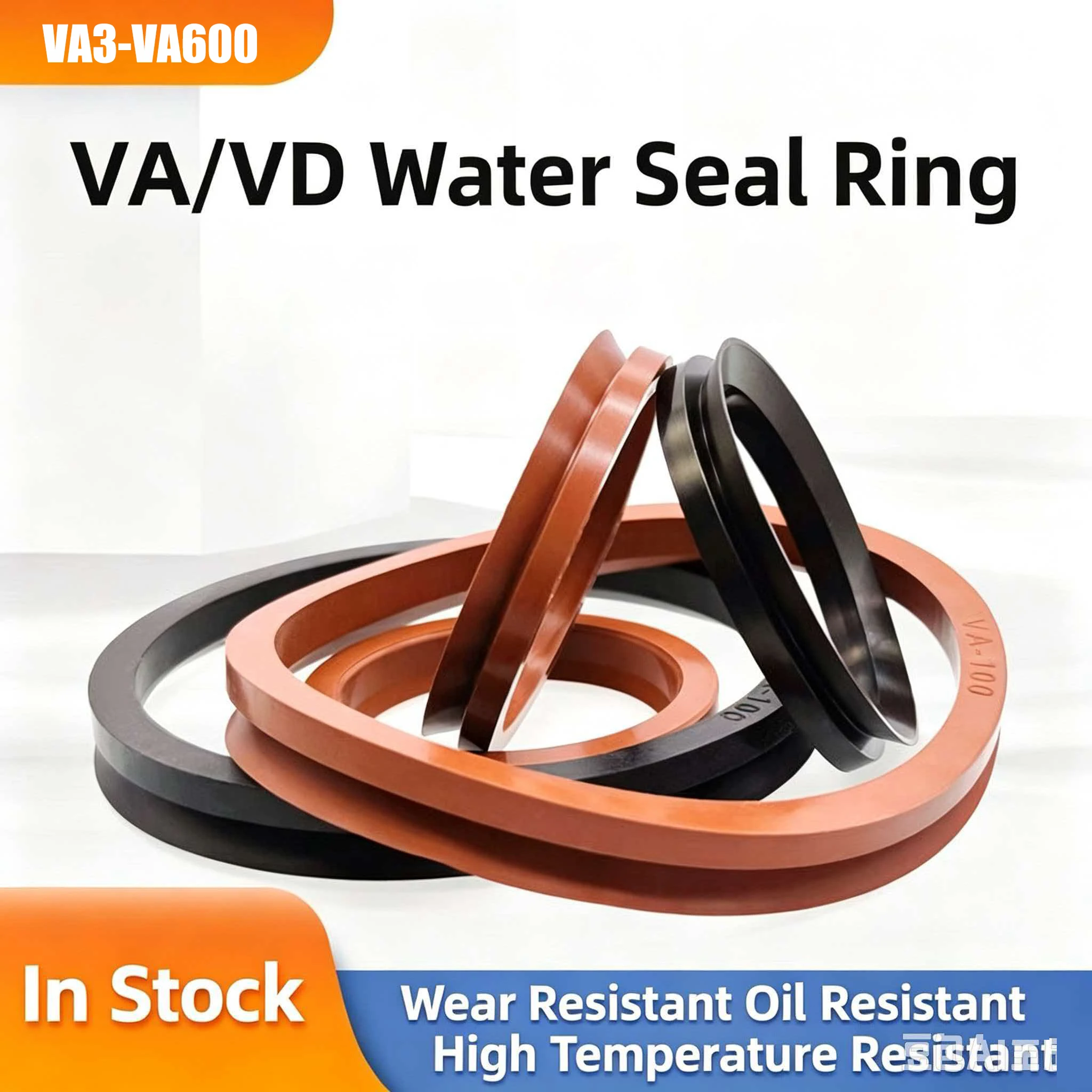 VA/VD 3/4/5/6/7/8/9/10/11/12/13/14/15/17/18-220 Fluororubber NBR Rubber O V Ring Gasket Sealing Cuff Rotary Rod Shaft Water Seal