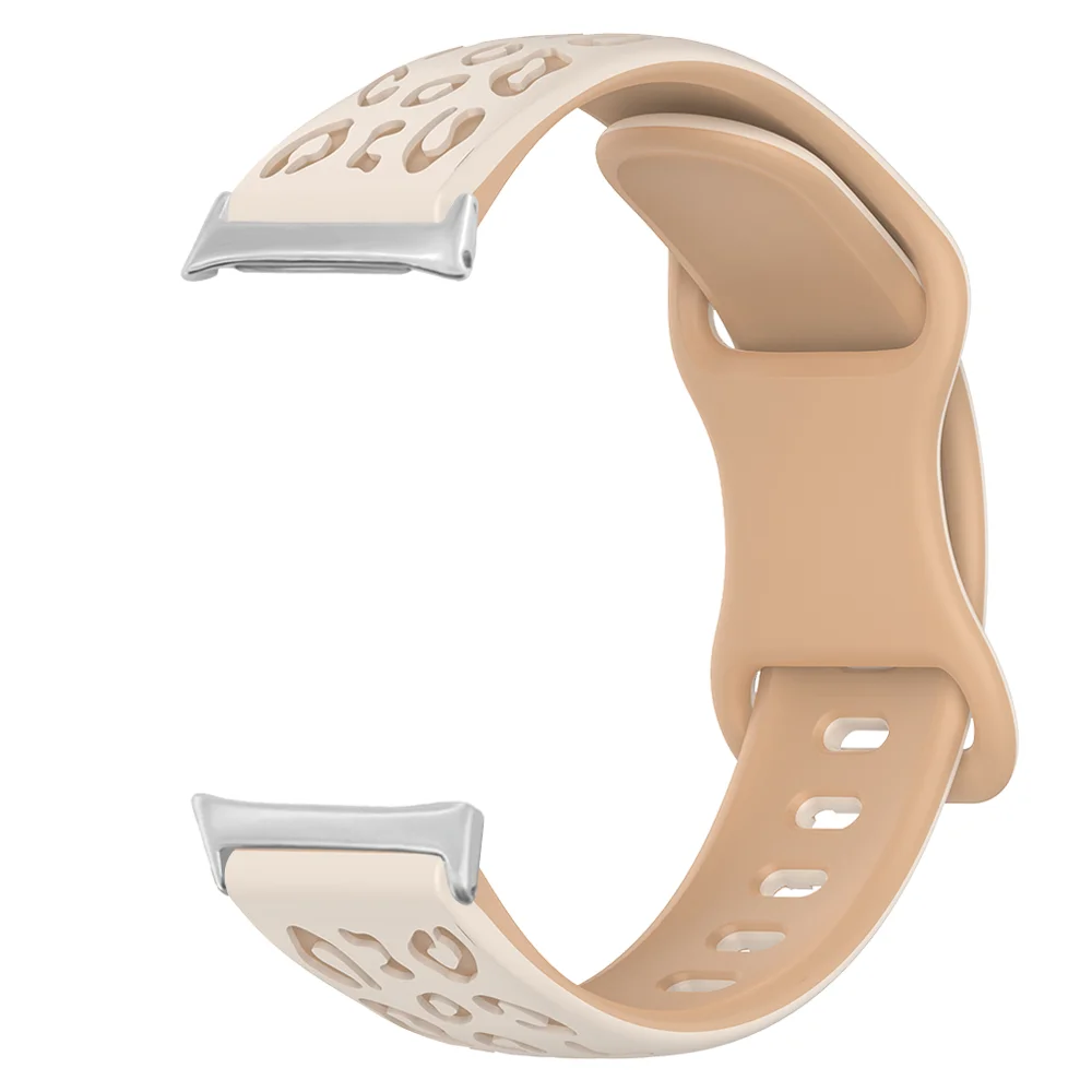 

Leopard Print Wristband For Honor Watch 4 Quick Release Skin-friendly Silicone Replacement Adjustable Smart Watch Strap Unisex