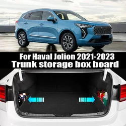 For Haval Jolion 2021 2022 2023 Trunk storage box board ABS material interior storage box