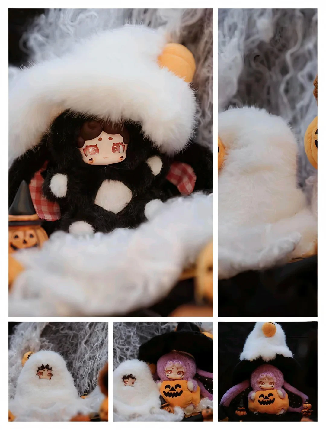 

100% натуральный плюшевый брелок Lucky Deer Nai на Хэллоуин, слепая коробка, коробка-сюрприз, плюшевая фигурка куклы, модные игрушечные украшения, подарки для девочек