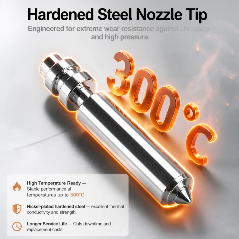 NEW Upgrade For Anycubic Kobra X Nozzle with KX Nozzle Sock KX Brush  Bimetallic Nozzle for Anycubic Kobra x Hotend 3D Printer