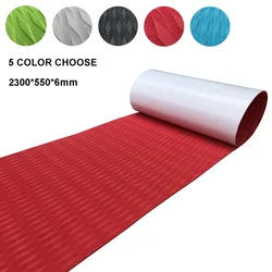 2300*550*6mm Faux Teak Boat Deck Sheet EVA Foam Flooring Pad Accessories Marine Seadoo Surfing Traction Grip Surfboard Kayak