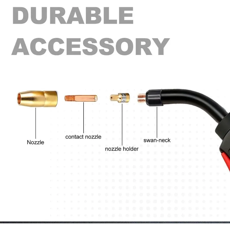 10ft MIG Gun Torch Parts Kit Compatible with Hobart Handler 190 Handler 210 MultiHandler 200 Handler 210MVP Includes 245926 500