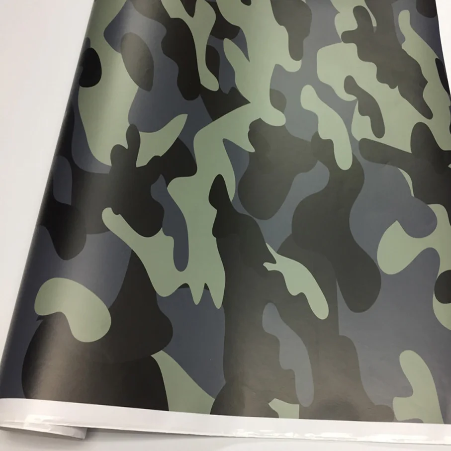 Premium Dark Green Camouflage Vinyl Wrap Film Auto Sticker Vinyls Film Camouflage Car Wrap for Car Wrapping by free shipping