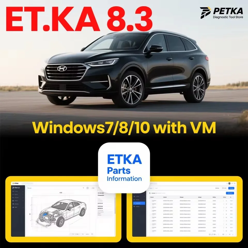 2025HOT Newest ETKA 8.3 maintenance software group vehicle electronic parts catalog suitable for