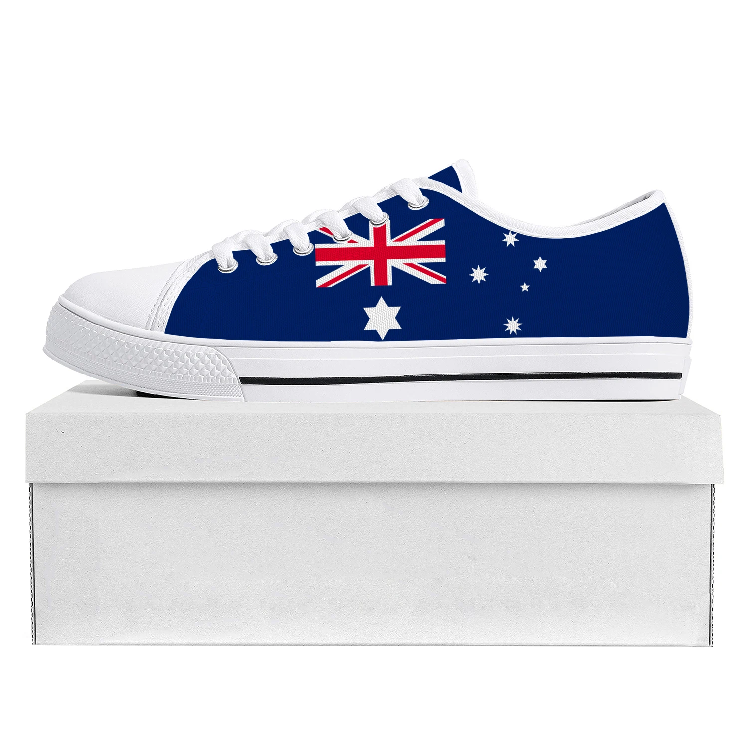 Australian Flag Low Top High Quality Sneakers Mens Womens Teenager Canvas Sneaker Prode Casual Couple Shoes Custom Shoe