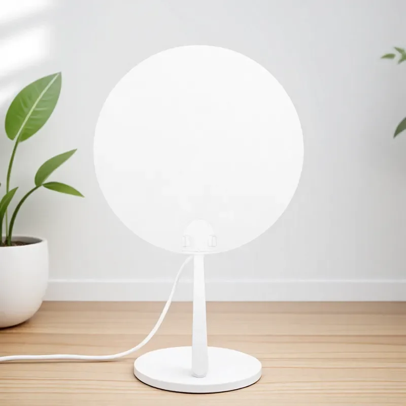 10Pcs Round Clear Blank Hand Fan DIY Graffiti Painting Fan Multipurpose Summer Cooling Decor Craft Handicraft Material