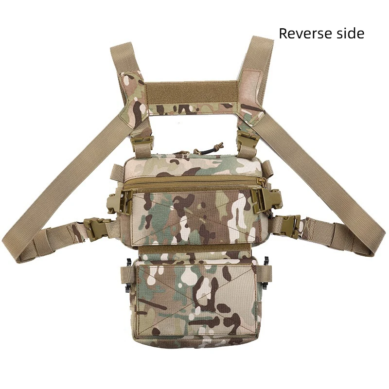 Bolsa táctica de pecho MOLLE multifunción para accesorios exteriores - imagen 2