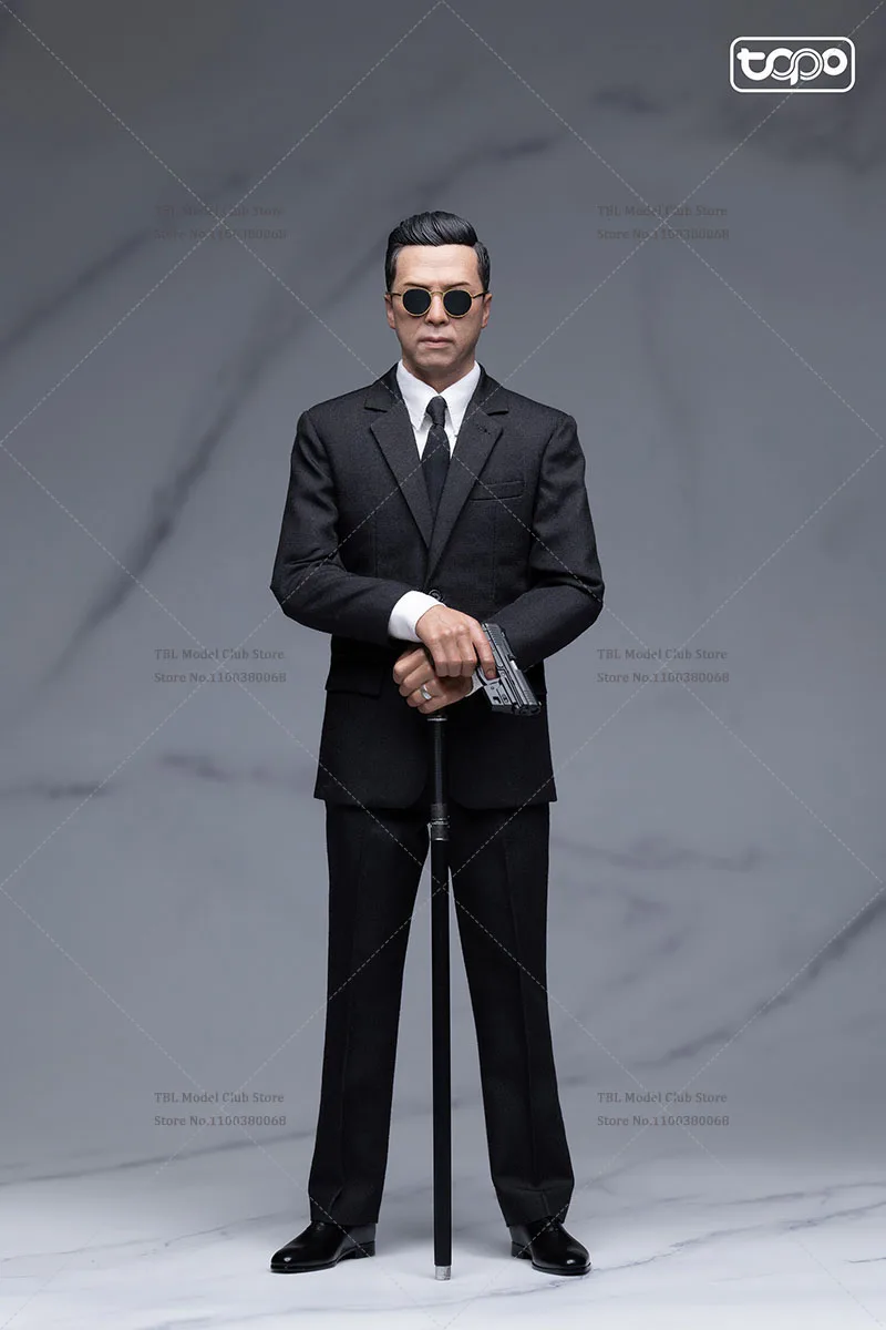 FAI DA TE TOPO STUDIO TP024 1/6 Asiatico Maschio Camicia Bianca Slim Fit Pantalone Completo di Base Set misura 12 "Jay Chou Donnie Yen Action Figure corpo